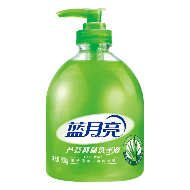 蓝月亮 芦荟抑菌洗手液(单支装) 500g/瓶 本色