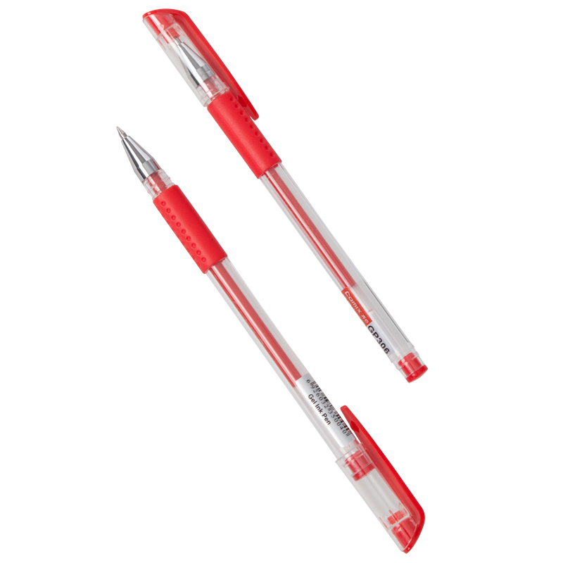 齐心 GP306 通用中性笔 匹配笔芯R980 红
