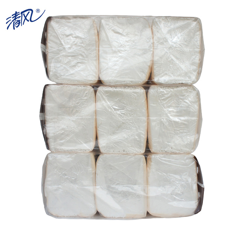 清风 BR38MCN/BR38SC1 200抽3包原木纯品迷你型抽取式面纸 200抽/包 棕